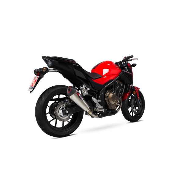 Scorpion Exhaust Honda CB500 F / CB500 X 2016 - 2018 Serket Taper Slip-on Brushed Stainless Steel Sleeve